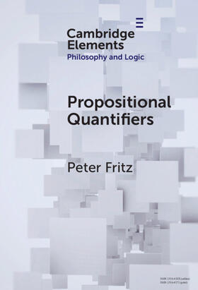 Fritz |  Propositional Quantifiers | Buch |  Sack Fachmedien