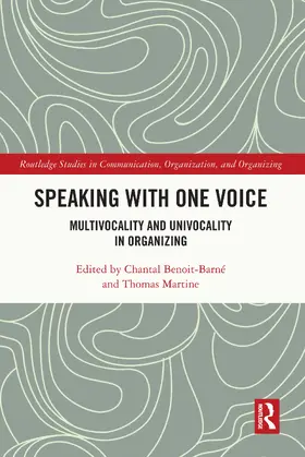 Benoit-Barné / Martine |  Speaking With One Voice | Buch |  Sack Fachmedien