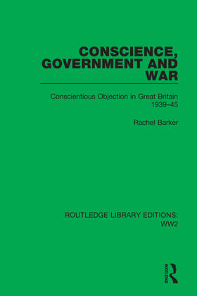 Barker |  Conscience, Government and War | Buch |  Sack Fachmedien