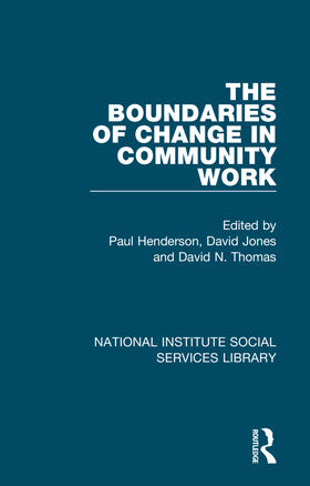 Henderson / Jones / Thomas |  The Boundaries of Change in Community Work | Buch |  Sack Fachmedien