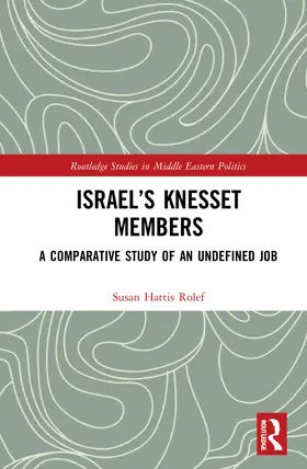 Hattis Rolef |  Israel's Knesset Members | Buch |  Sack Fachmedien