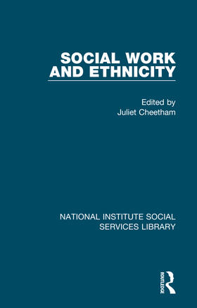 Cheetham |  Social Work and Ethnicity | Buch |  Sack Fachmedien