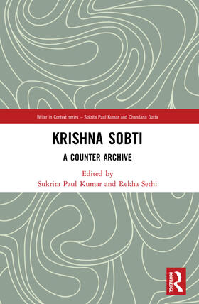 Kumar / Sethi |  Krishna Sobti | Buch |  Sack Fachmedien