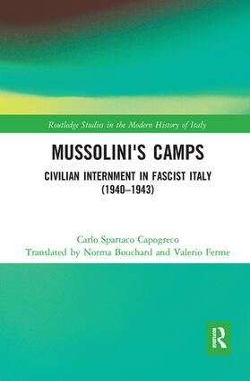 Capogreco |  Mussolini's Camps | Buch |  Sack Fachmedien