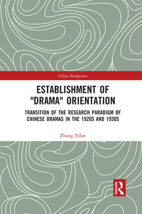 Yifan |  Establishment of "Drama" Orientation | Buch |  Sack Fachmedien