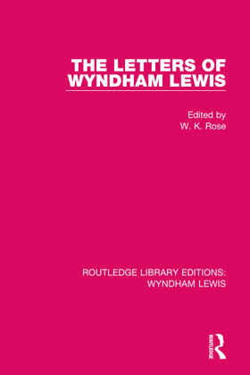 Rose |  The Letters of Wyndham Lewis | Buch |  Sack Fachmedien