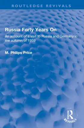 Price |  Russia Forty Years On | Buch |  Sack Fachmedien