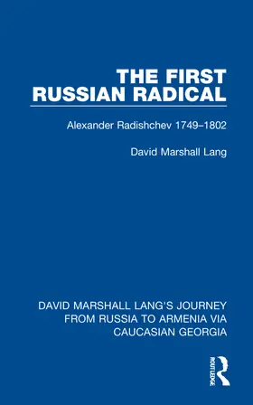 Lang |  The First Russian Radical | Buch |  Sack Fachmedien