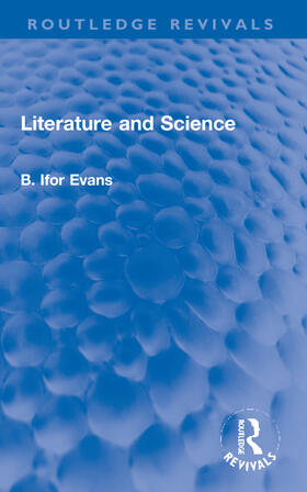 Evans |  Literature and Science | Buch |  Sack Fachmedien