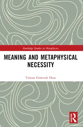 Grøtvedt Haze |  Meaning and Metaphysical Necessity | Buch |  Sack Fachmedien