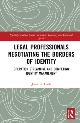 Finch | Legal Professionals Negotiating the Borders of Identity | Buch | 978-1-032-22392-6 | sack.de