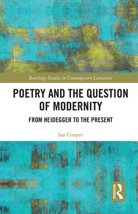 Cooper |  Poetry and the Question of Modernity | Buch |  Sack Fachmedien