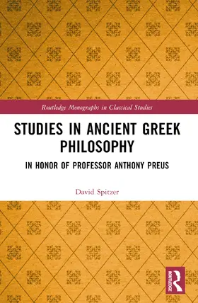 Spitzer |  Studies in Ancient Greek Philosophy | Buch |  Sack Fachmedien