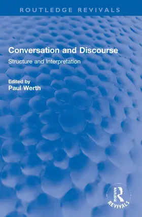 Werth |  Conversation and Discourse | Buch |  Sack Fachmedien