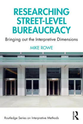 Rowe |  Researching Street-level Bureaucracy | Buch |  Sack Fachmedien