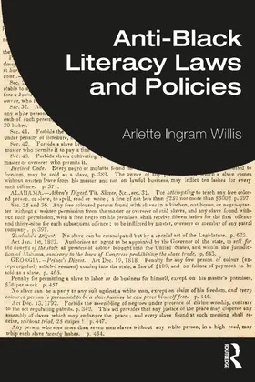 Willis |  Anti-Black Literacy Laws and Policies | Buch |  Sack Fachmedien