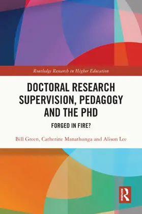 Lee / Green / Manathunga |  Doctoral Research Supervision, Pedagogy and the PhD | Buch |  Sack Fachmedien