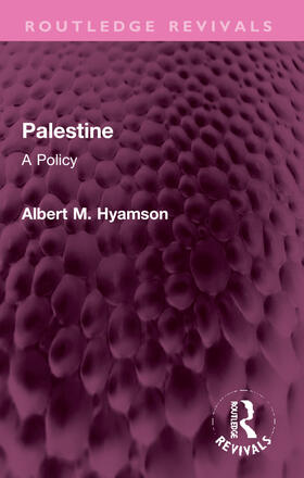 Hyamson |  Palestine | Buch |  Sack Fachmedien