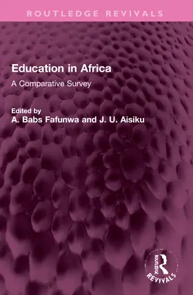 Fafunwa / Aisiku |  Education in Africa | Buch |  Sack Fachmedien