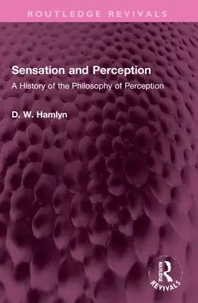 Hamlyn |  Sensation and Perception | Buch |  Sack Fachmedien