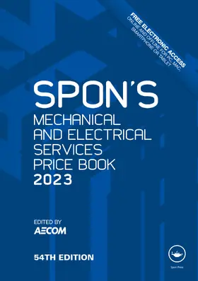 AECOM |  Spon's Mechanical and Electrical Services Price Book 2023 | Buch |  Sack Fachmedien