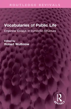 Wuthnow |  Vocabularies of Public Life | Buch |  Sack Fachmedien