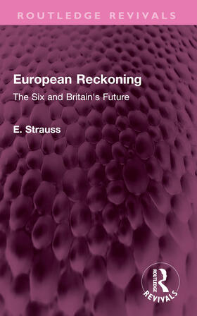 Strauss |  European Reckoning | Buch |  Sack Fachmedien