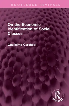 Carchedi |  On the Economic Identification of Social Classes | Buch |  Sack Fachmedien