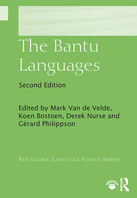 Nurse / Van de Velde / Philippson |  The Bantu Languages | Buch |  Sack Fachmedien