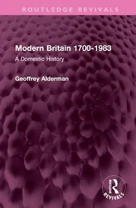 Alderman |  Modern Britain 1700-1983 | Buch |  Sack Fachmedien