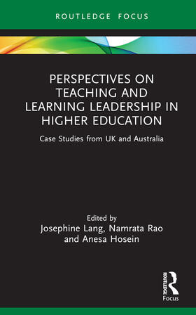Hosein / Lang / Rao |  Perspectives on Teaching and Learning Leadership in Higher Education | Buch |  Sack Fachmedien