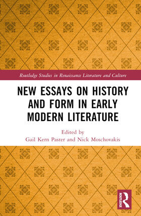 Paster / Moschovakis |  New Essays on History and Form in Early Modern English Literature | Buch |  Sack Fachmedien