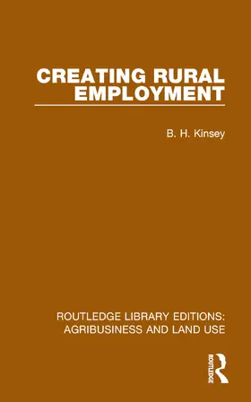 Kinsey |  Creating Rural Employment | Buch |  Sack Fachmedien