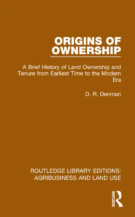 Denman |  Origins of Ownership | Buch |  Sack Fachmedien