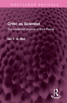 Bell |  Critic as Scientist | Buch |  Sack Fachmedien