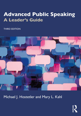 Hostetler / Kahl |  Advanced Public Speaking | Buch |  Sack Fachmedien