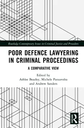 Sanders / Beazley / Panzavolta |  Poor Defence Lawyering in Criminal Proceedings | Buch |  Sack Fachmedien