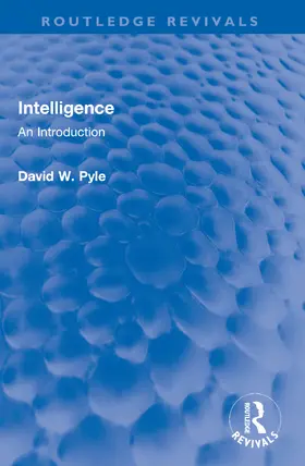 Pyle |  Intelligence | Buch |  Sack Fachmedien