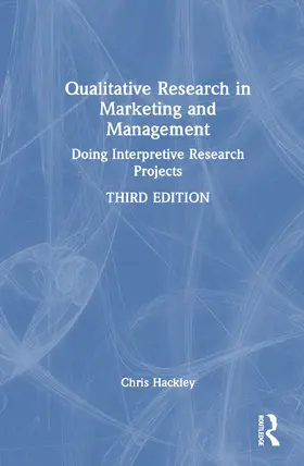 Hackley |  Qualitative Research in Marketing and Management | Buch |  Sack Fachmedien