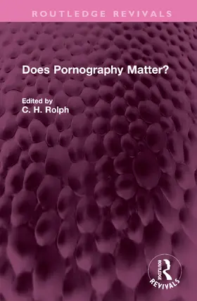 Rolph |  Does Pornography Matter? | Buch |  Sack Fachmedien