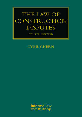 Chern |  The Law of Construction Disputes | Buch |  Sack Fachmedien