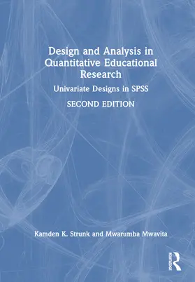 Strunk / Mwavita |  Design and Analysis in Quantitative Educational Research | Buch |  Sack Fachmedien