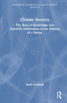 Goldberg |  Climate Security | Buch |  Sack Fachmedien