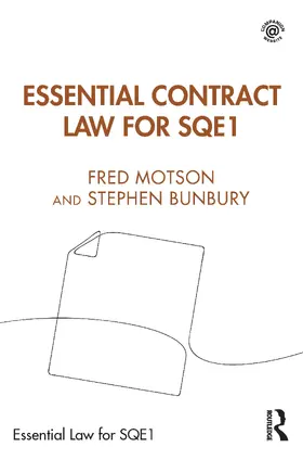 Motson / Bunbury |  Essential Contract Law for SQE1 | Buch |  Sack Fachmedien