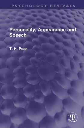 Pear |  Personality, Appearance and Speech | Buch |  Sack Fachmedien