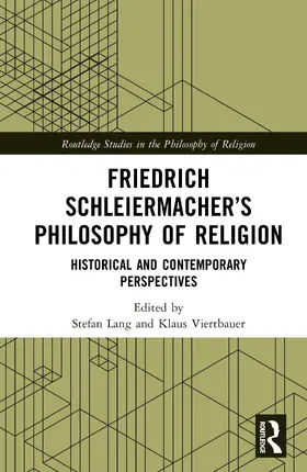 Viertbauer / Lang |  Friedrich Schleiermacher's Philosophy of Religion | Buch |  Sack Fachmedien