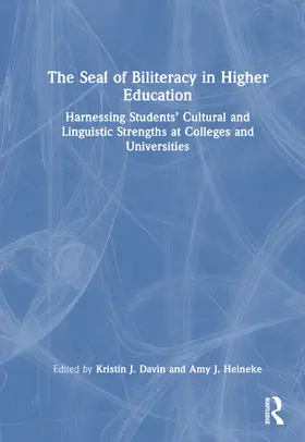 Heineke / Davin |  The Seal of Biliteracy in Higher Education | Buch |  Sack Fachmedien