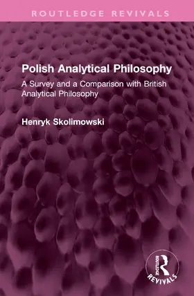 Skolimowski |  Polish Analytical Philosophy | Buch |  Sack Fachmedien