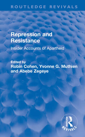 Zegeye / Cohen / Muthien |  Repression and Resistance | Buch |  Sack Fachmedien