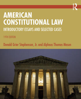 Mason / Stephenson Jr. |  American Constitutional Law | Buch |  Sack Fachmedien